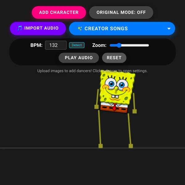 Make a Dancing Boombox Guy