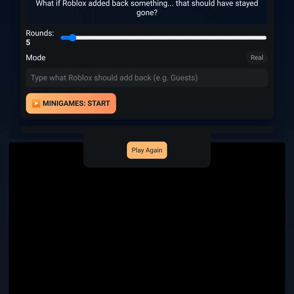 What If Roblox Added Back…?
