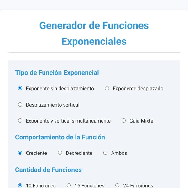 1_Generador de Funciones Exponenciales