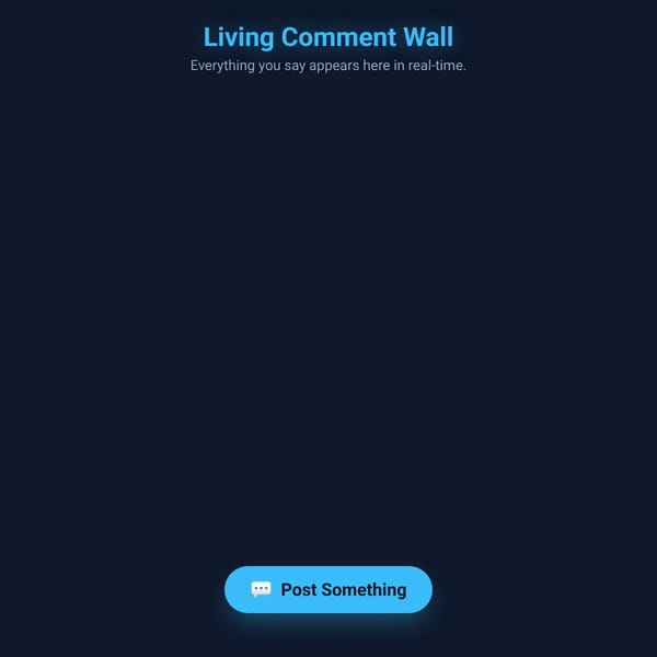 Comment Wall