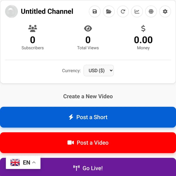 YouTuber Simulator
