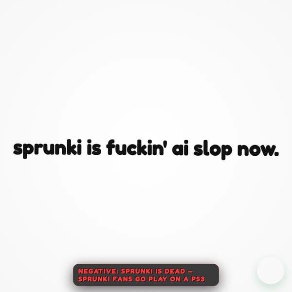 sprunki is fuckin' ai slop now.