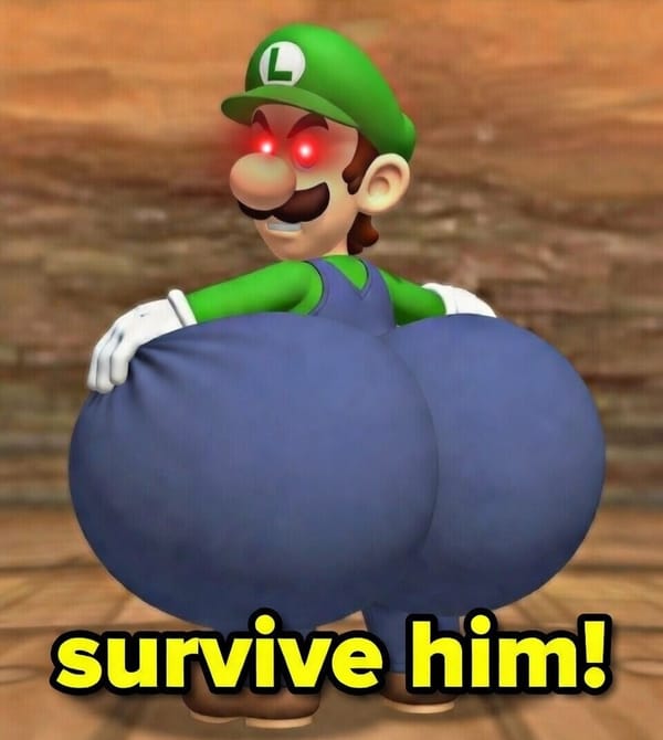 Survive Luigi{NEW THUMBNAIL!}