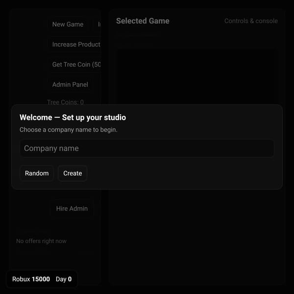 Dev Studio But Free Admin Panel