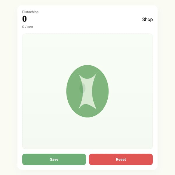 Pistachio Clicker