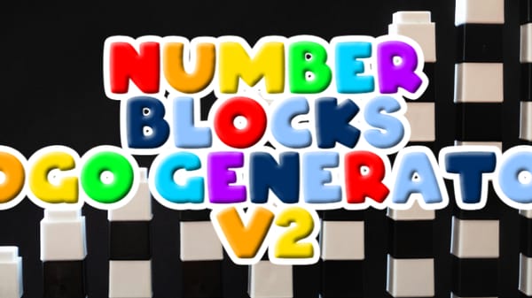 Numberblocks Logo Generator v2