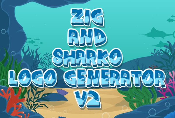 Zig and Sharko Logo Generator v2