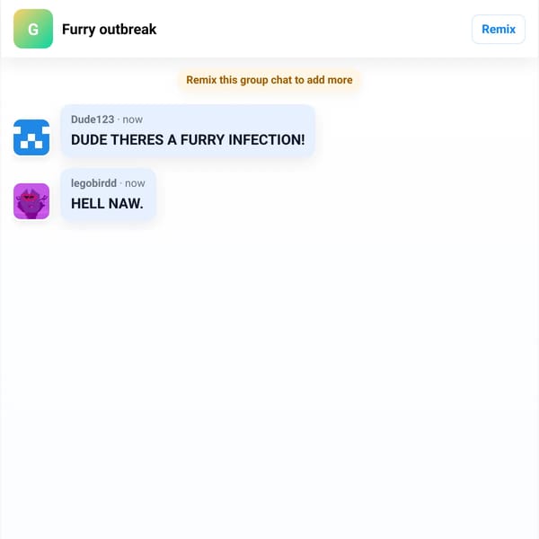 Furry outbreak Chat Room