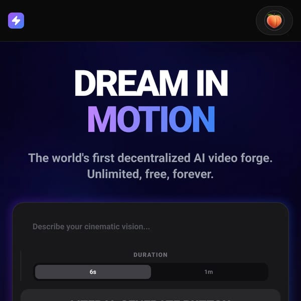 AI Video Studio - Dark Mode