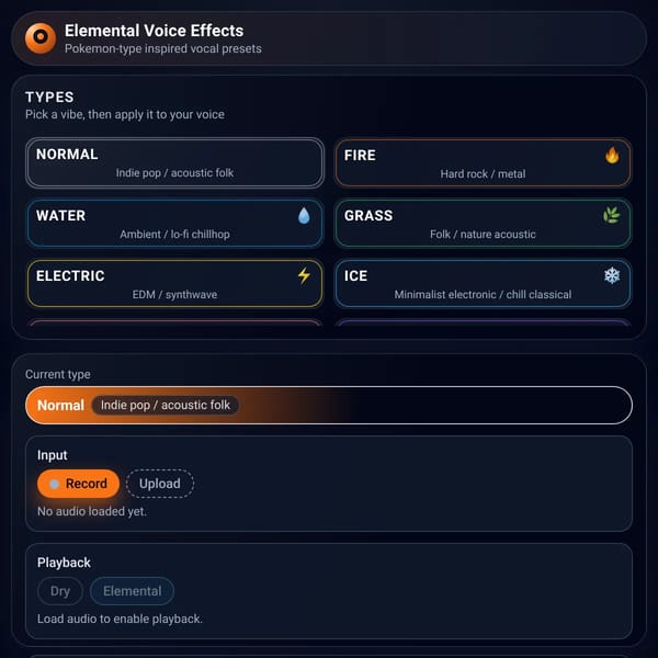 Elemental Voice Effects