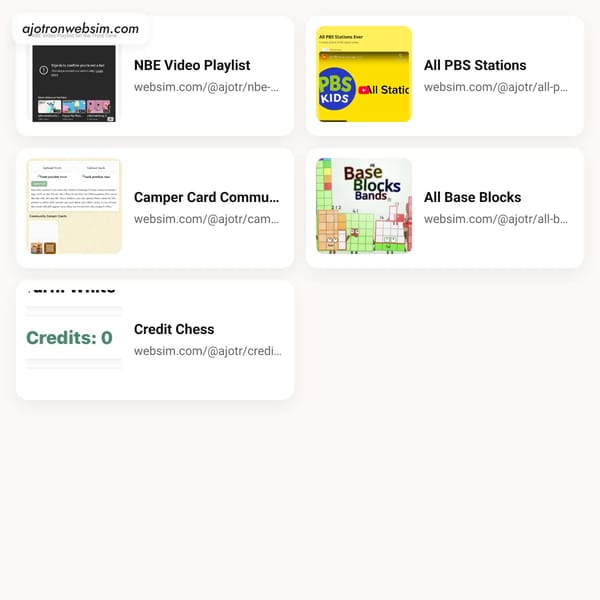 ajotronwebsim.com Home Menu