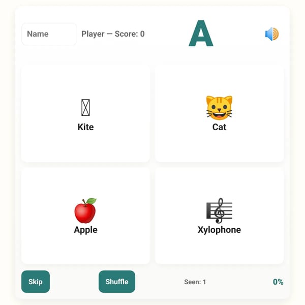 Alphabet Game
