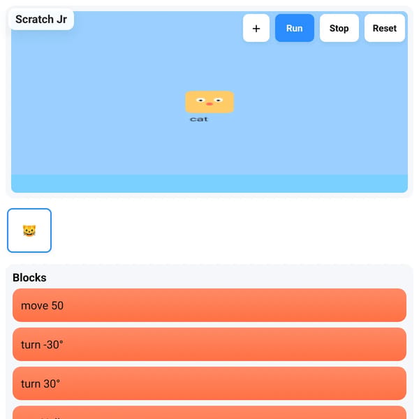 Scratch jr on websim