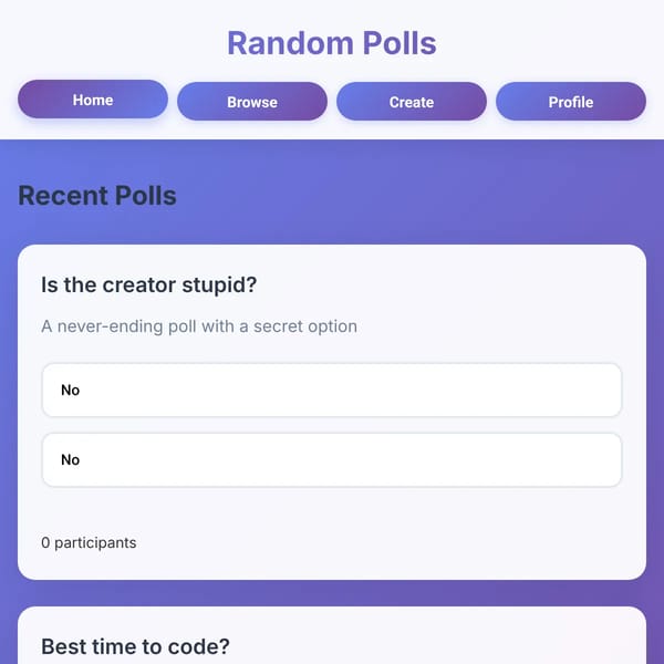 Random Polls