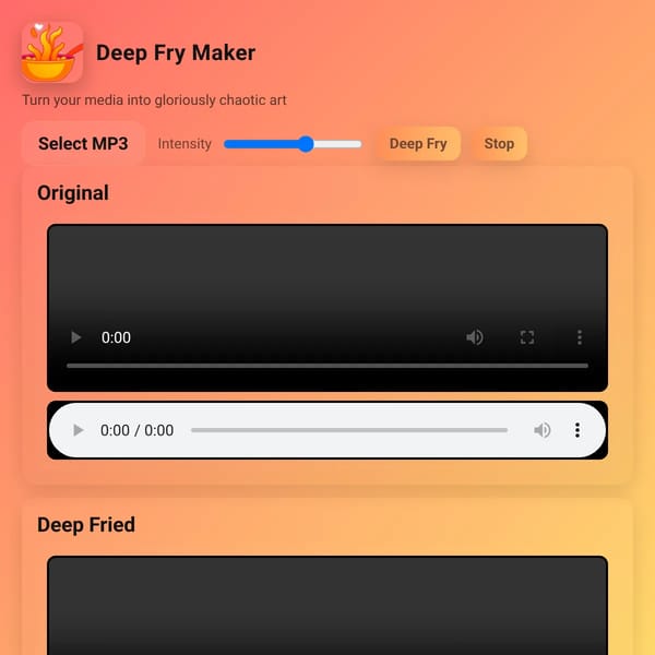 Deep Fry Maker