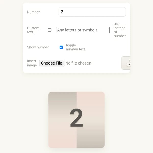 2048 Tile Generator