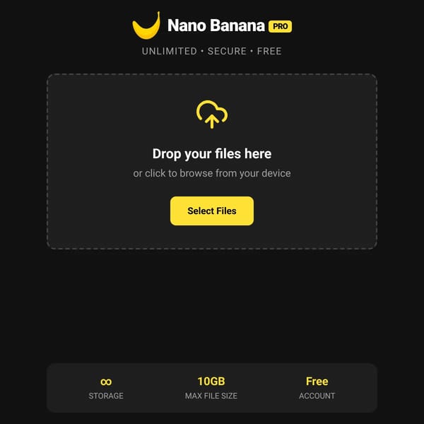 Nano Banana Pro - Unlimited Free Uploads