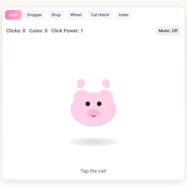 Cat Clicker & Dropper