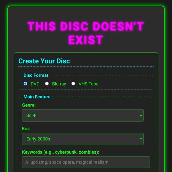 This Disc Doesn't Exist