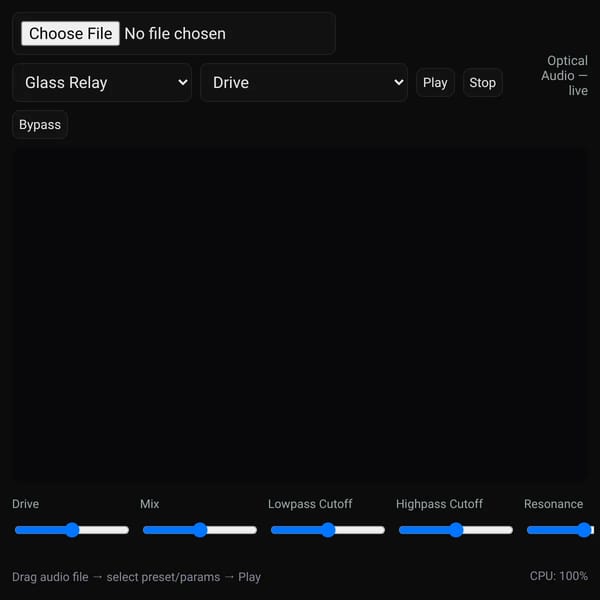 Optical Audio Effect
