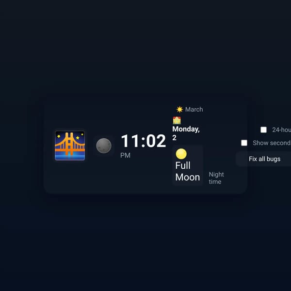 Current Time.