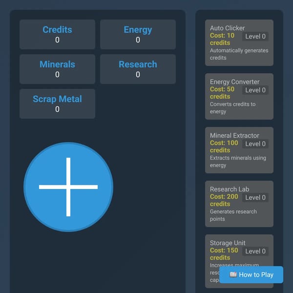 Space Mining Clicker