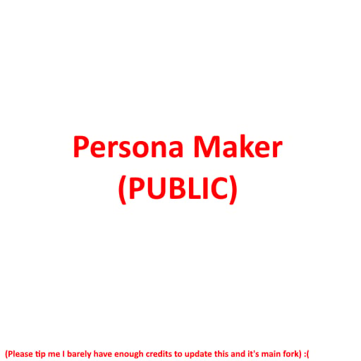Persona Maker (Public Build)