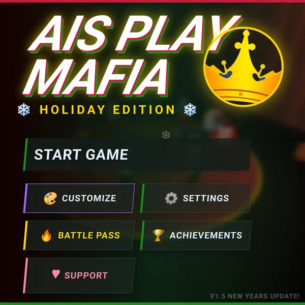 🎁AIs Play Mafia [V1.67]🎁