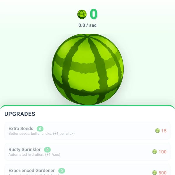 Watermelon Clicker