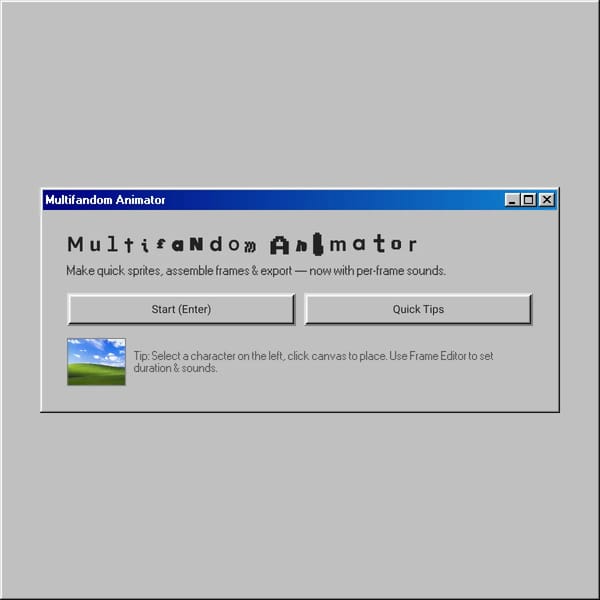 Multifandom Animator v1.0