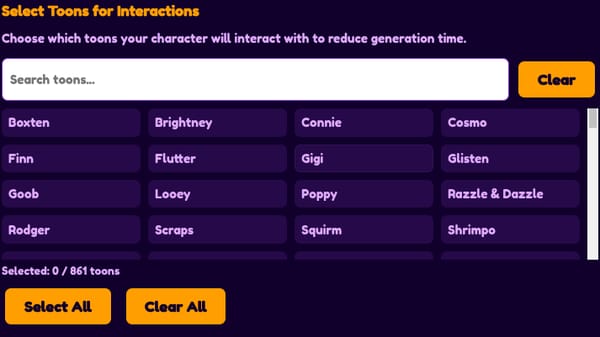 Dandy's World Toon Generator +
