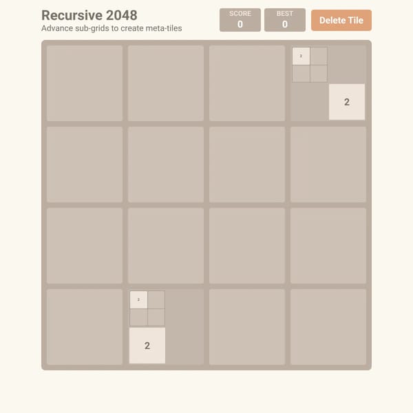 Recursive 2048