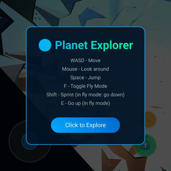 Procedural Planet Explorer