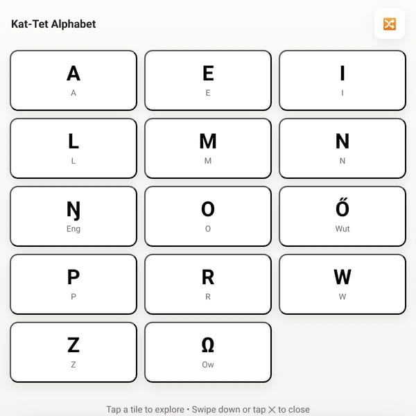 Kat-Tet Alphabet Explorer