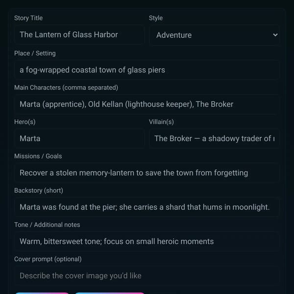 AI Story Generator