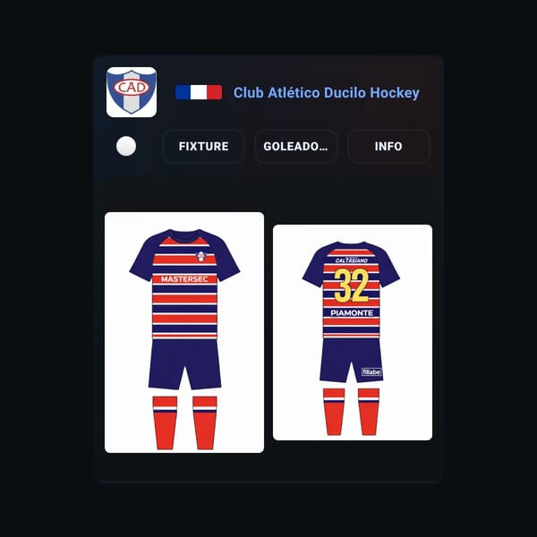 Fixture — Club Atlético Ducilo Hockey