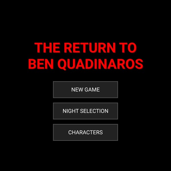 The Return to Ben Quadinaros