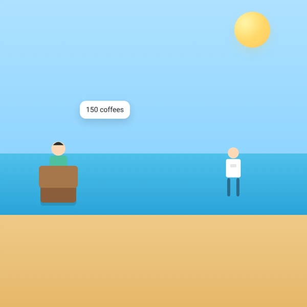 Beach Cartoon