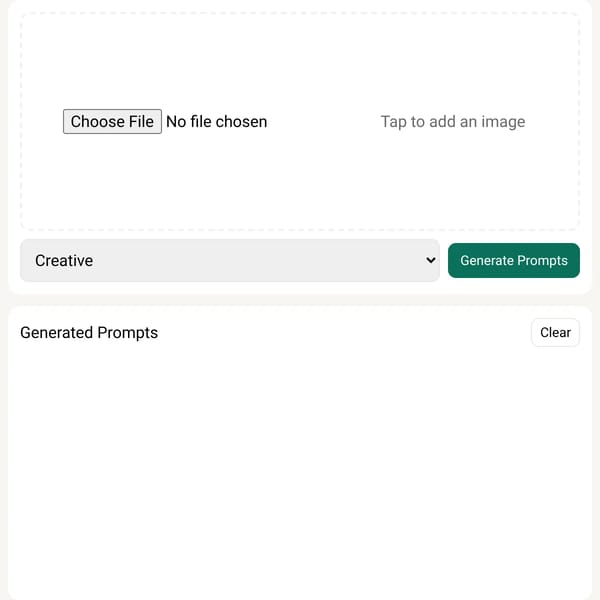 AI Prompt Generator from Image