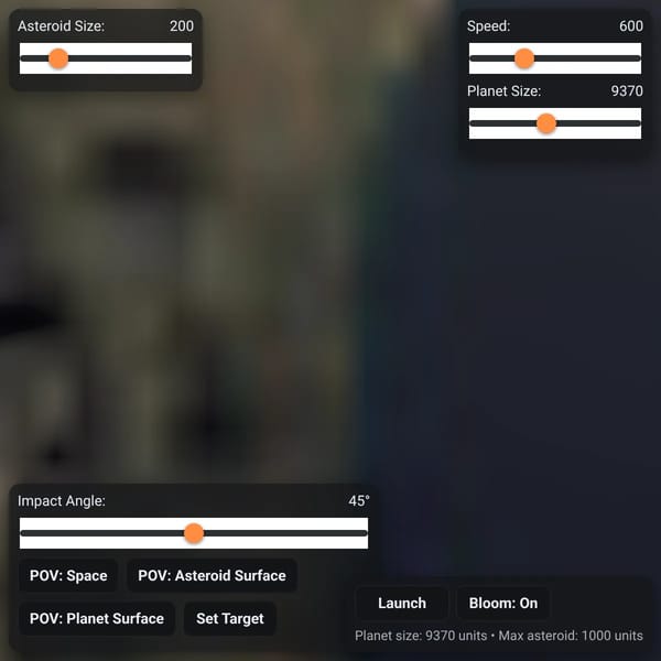 Asteroid Impact Simulator