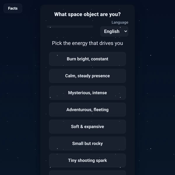 What space object are you???
