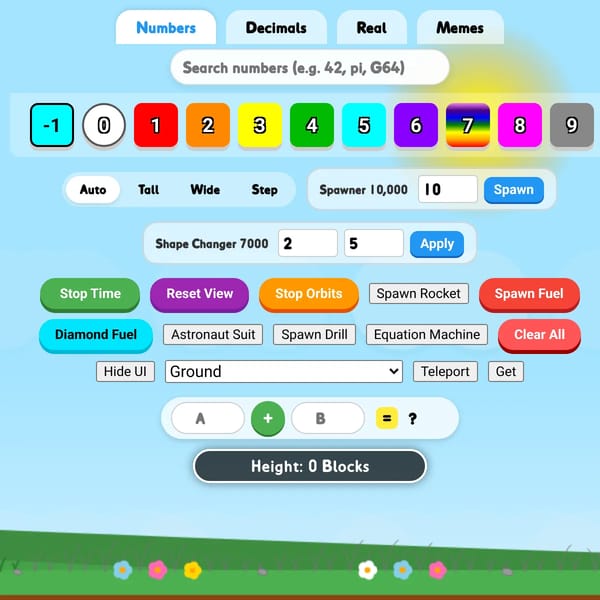 Numberblocks playground