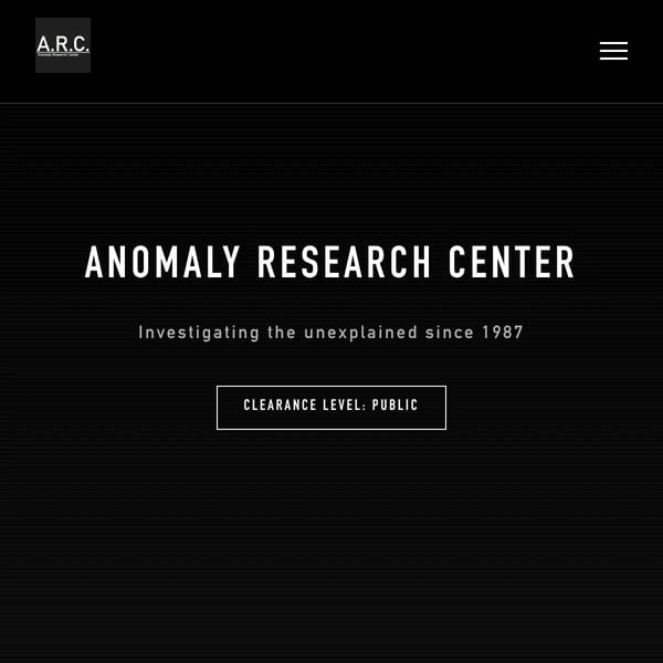 A.R.C. | Anomaly Research Center