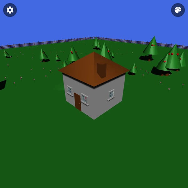 3D House Rain Simulator