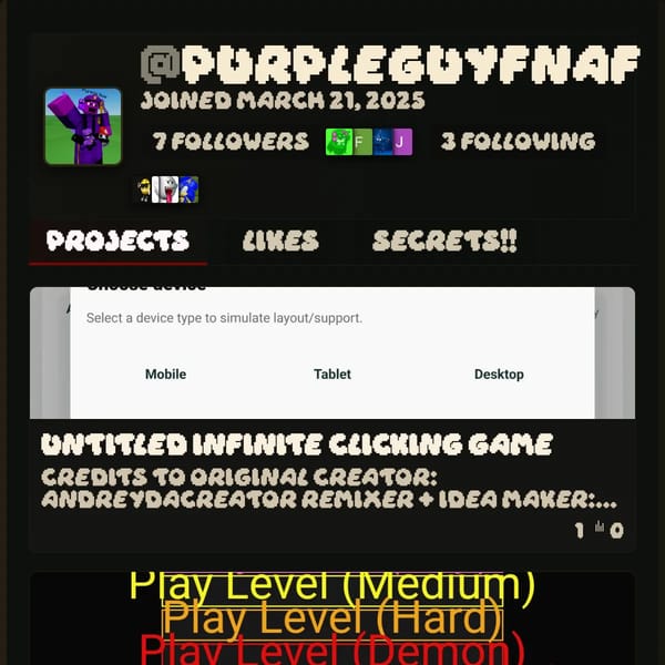 User Profile Page