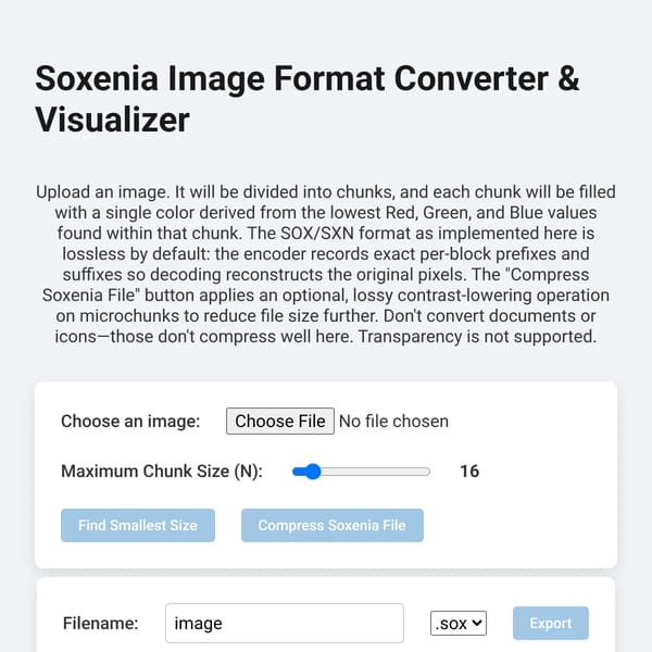 SOX Image Format Converter