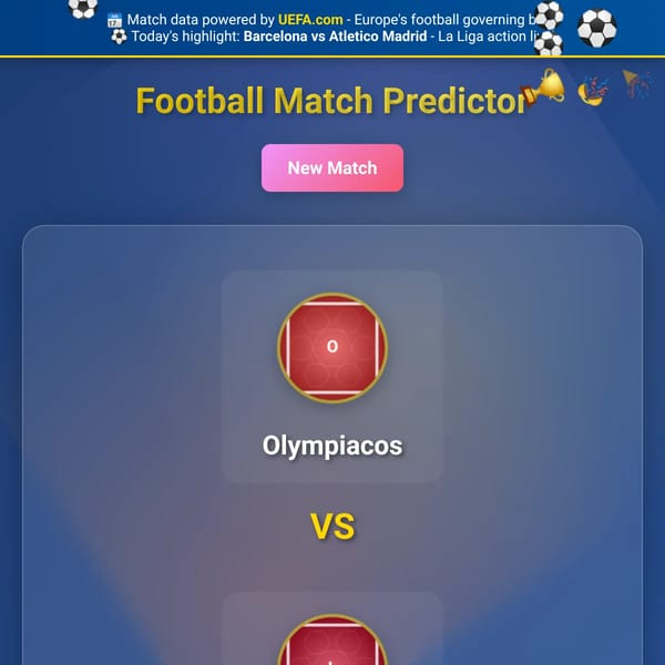 Football Match Predictor