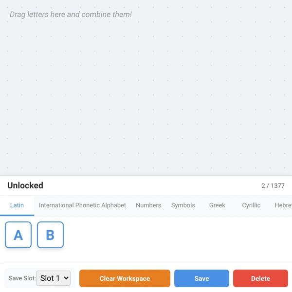 Unicode Mixer