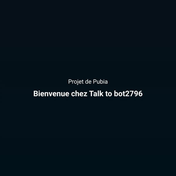Chat multijoueur — Robot