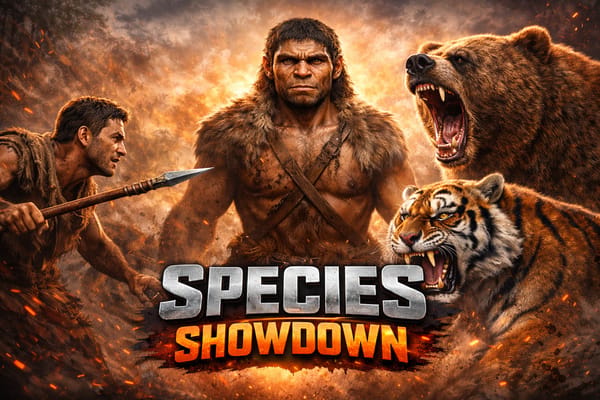 SPECIES SHOWDOWN | AI Battle Simulator